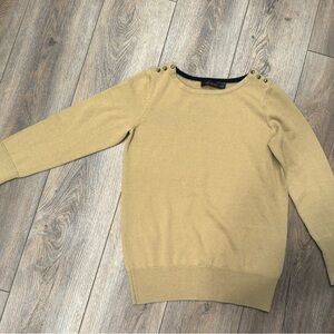 The Limited Mustard Crew Neck Sweater